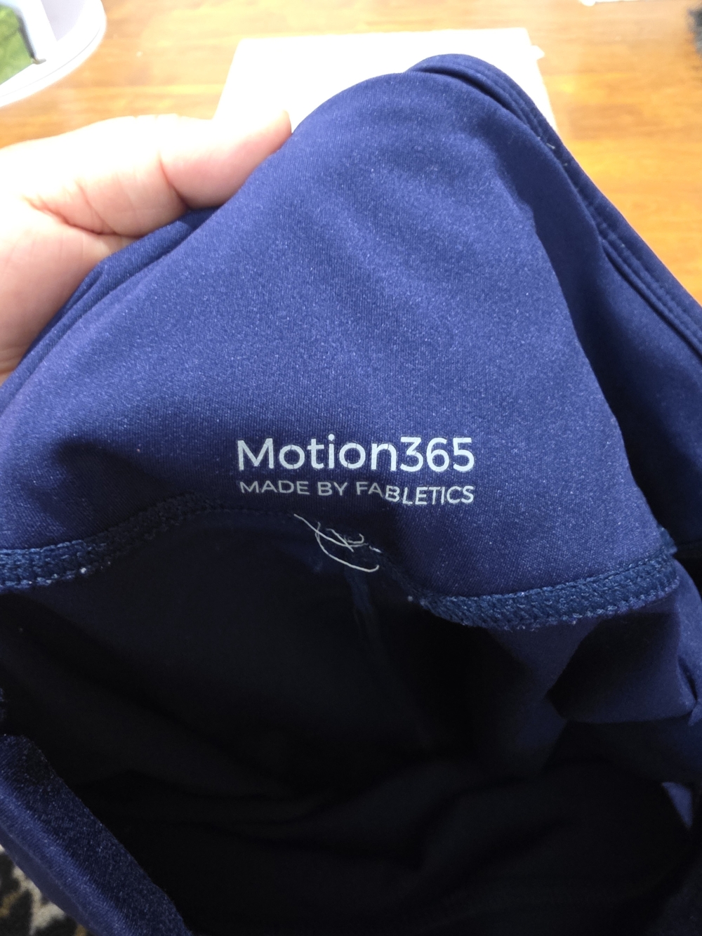 Fabletics Trinity Motion365+ HW Utility Legging Color Blue Navy - Picture 12 of 12